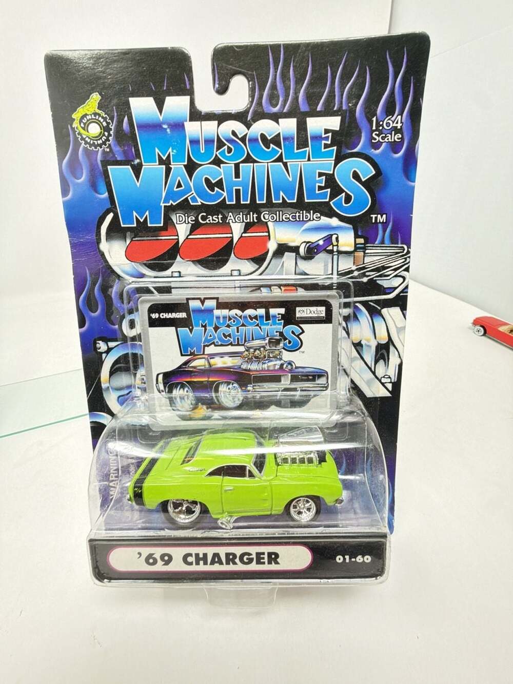 Muscle Machines '69 Charger 1:64 Green Diecast Adult Collectible